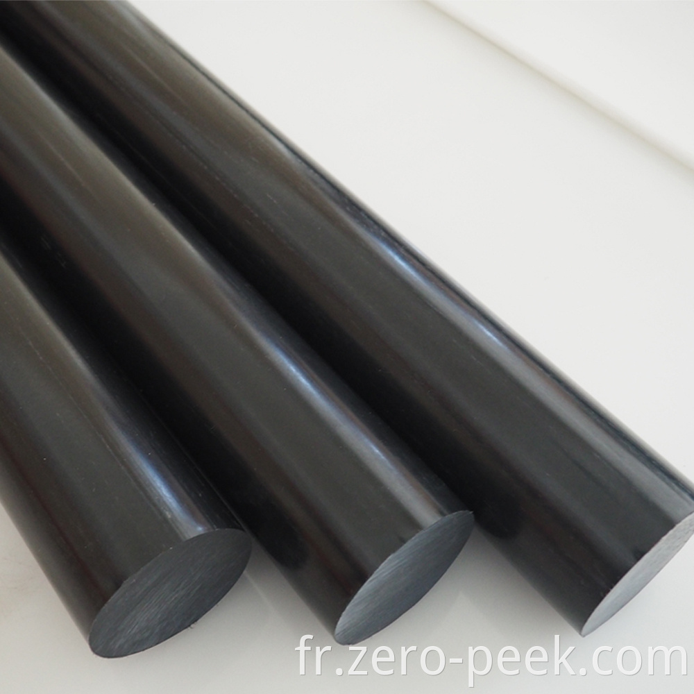 Black acetal rod 100% virgin